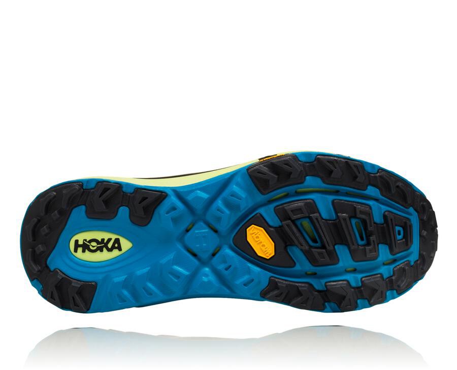 Hoka One One Trailove Tenisky Panske Čierne/Modre - Mafate Speed 2 - 82739-ZLQW